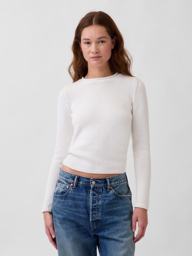 100% Cotton Rollneck Sweater