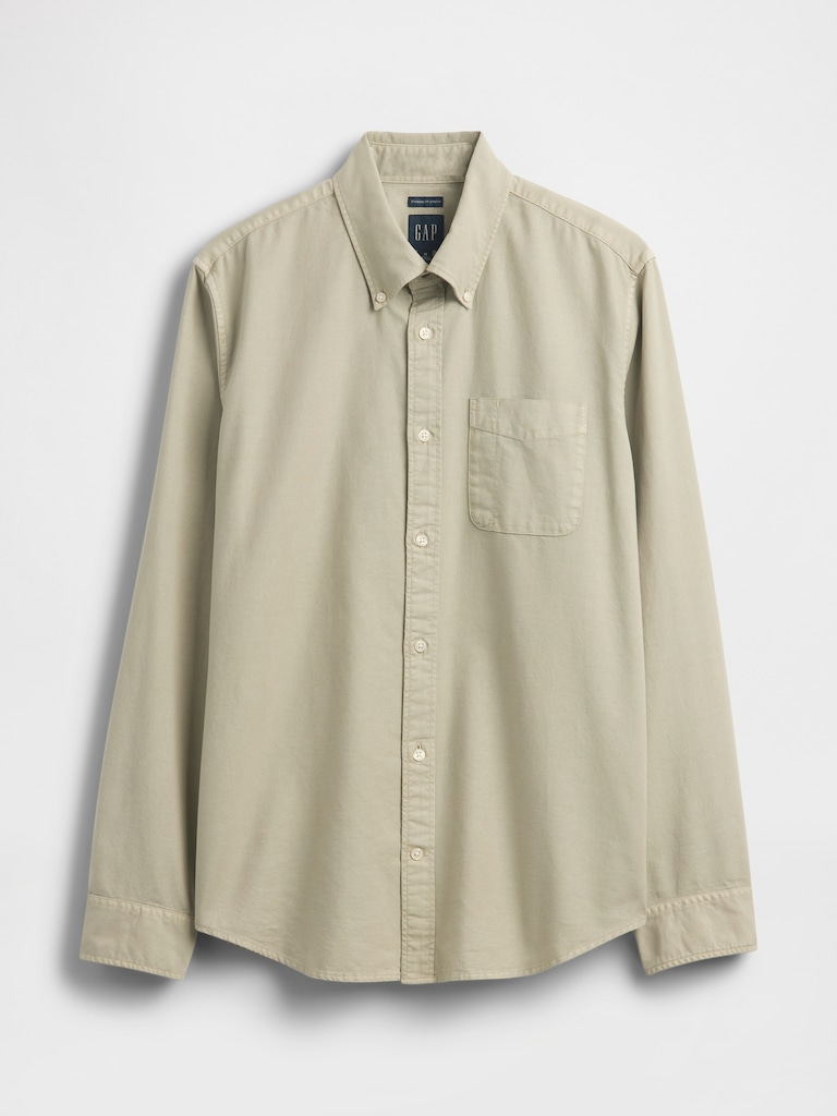 Plaid Oxford Button-Down Shirt