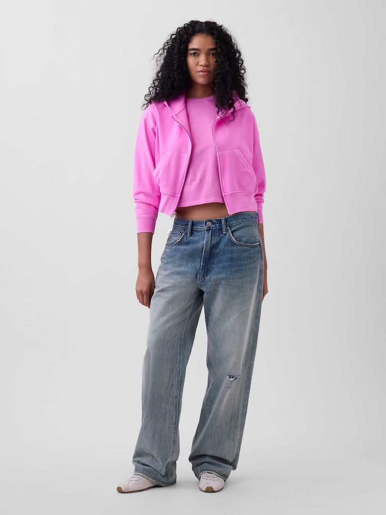 Cotton Jersey Shrunken T-Shirt