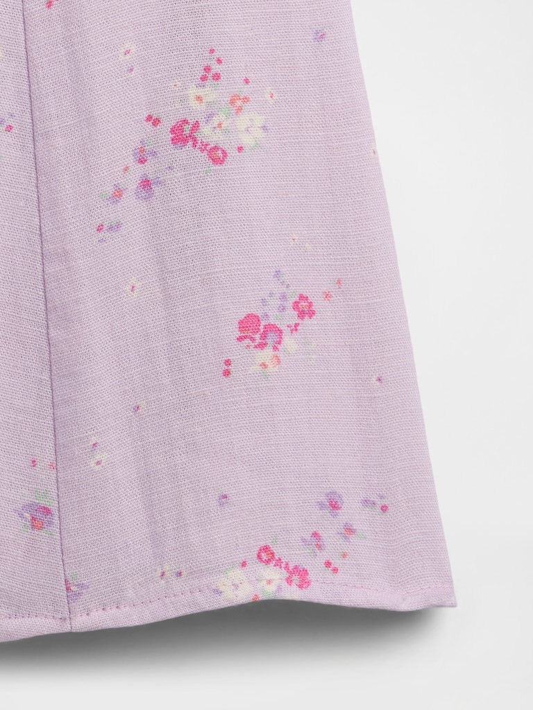 Kids Linen-Blend Tank Dress