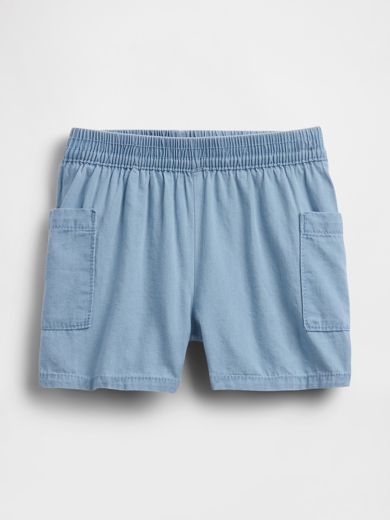 babyGap Linen-Blend Pull-On Shorts