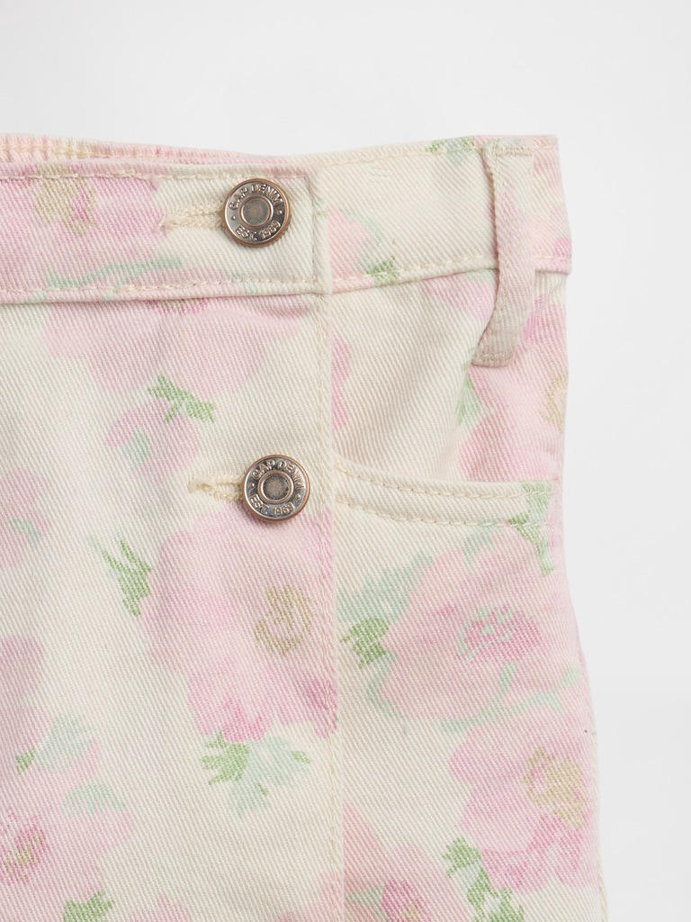 babyGap Print Denim Skort