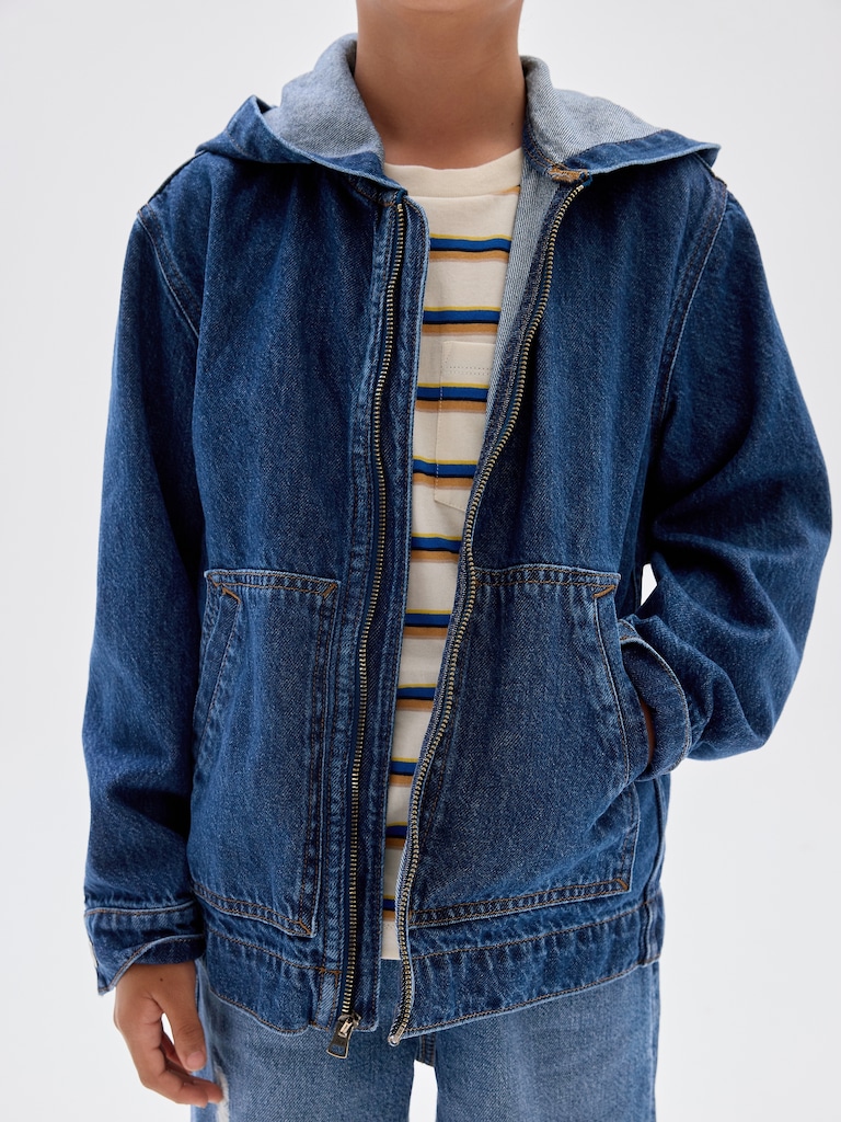 Kids Denim Utility Jacket