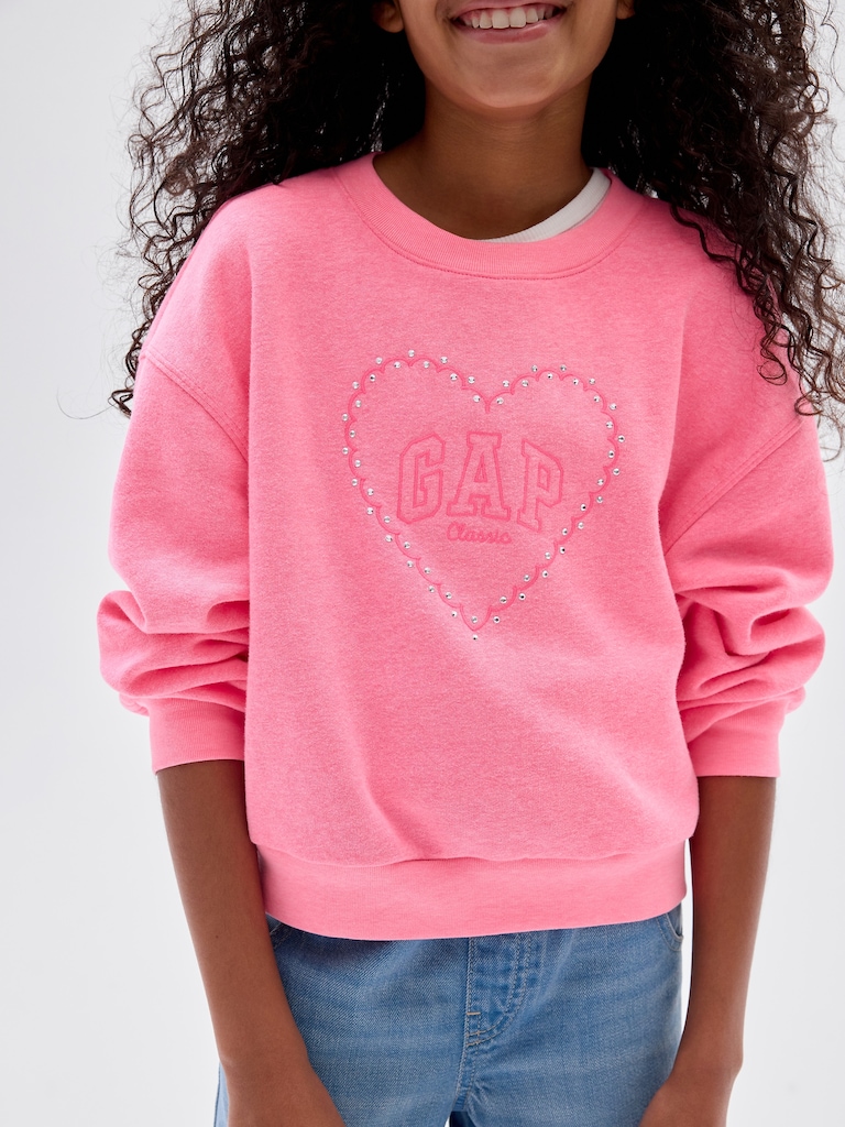 Kids Oversized Gap Graphic Sweatshirt