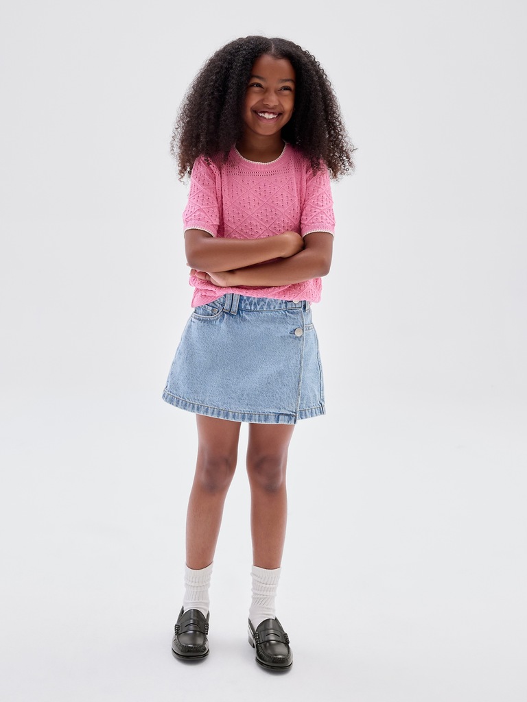 Kids Denim Skort