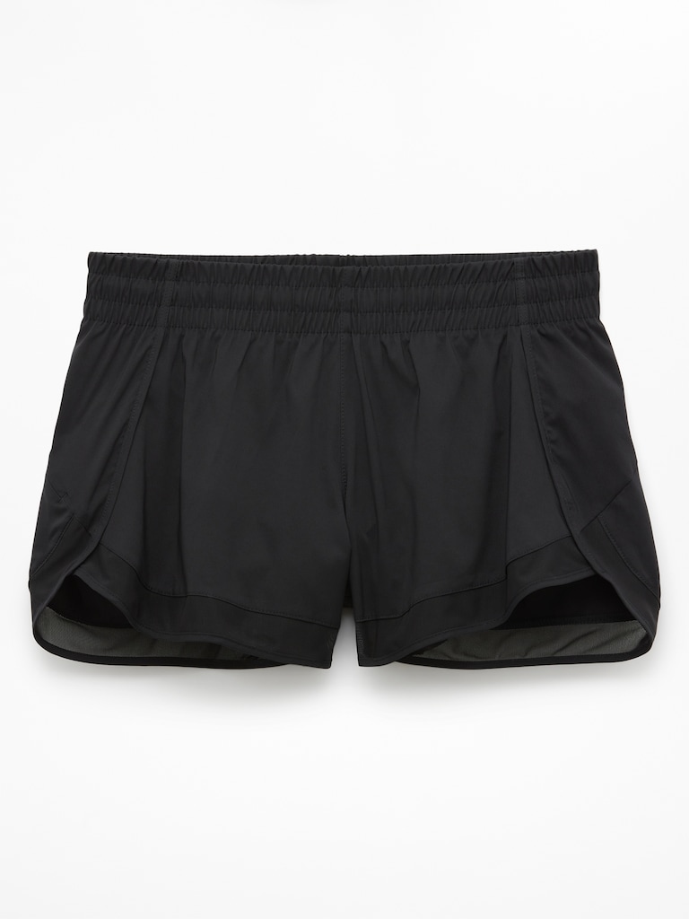 Mesh Racer Run Mid Rise 4" Short