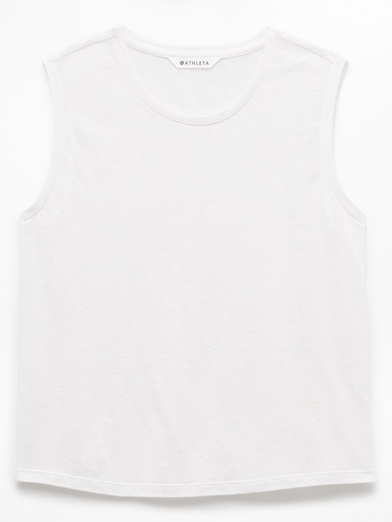 Getaway Linen Blend Muscle Tank