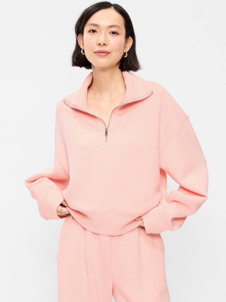Bounce Fleece Half-Zip Pullover Sweatshirt