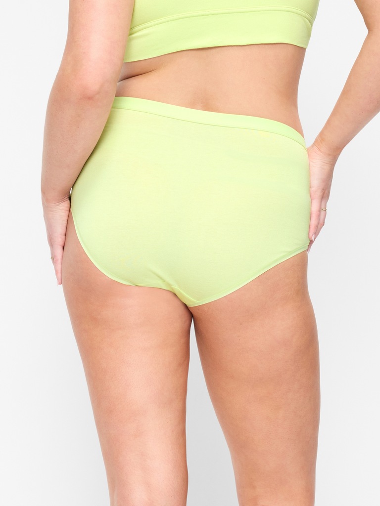 High-Waisted Everyday Brief Cotton Underwear