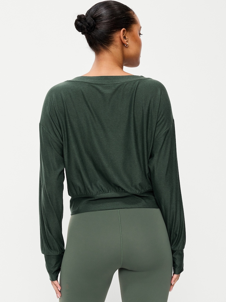 CloudMotion Boatneck Top