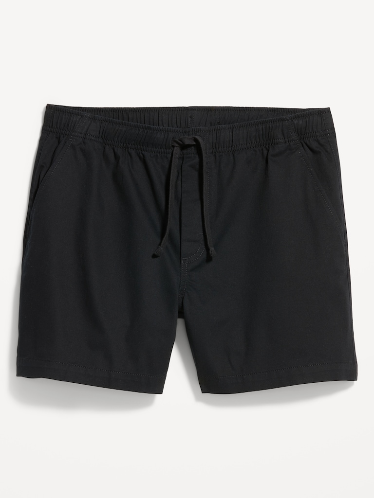 Twill Jogger Shorts -- 5-inch inseam