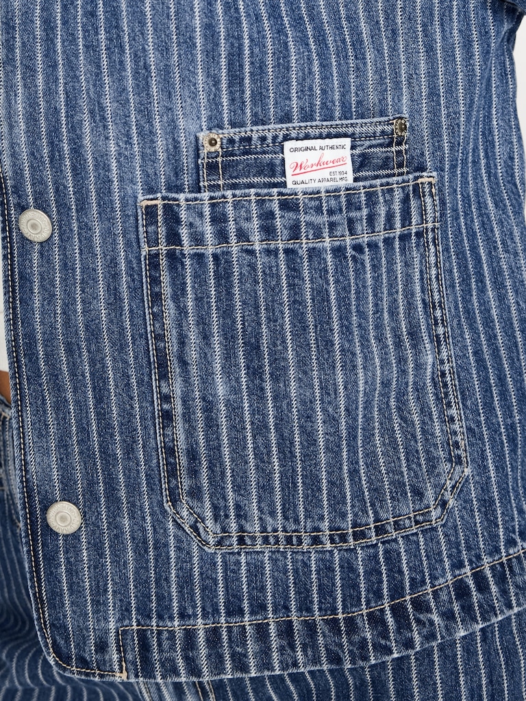 Cropped Jean Chore Jacket