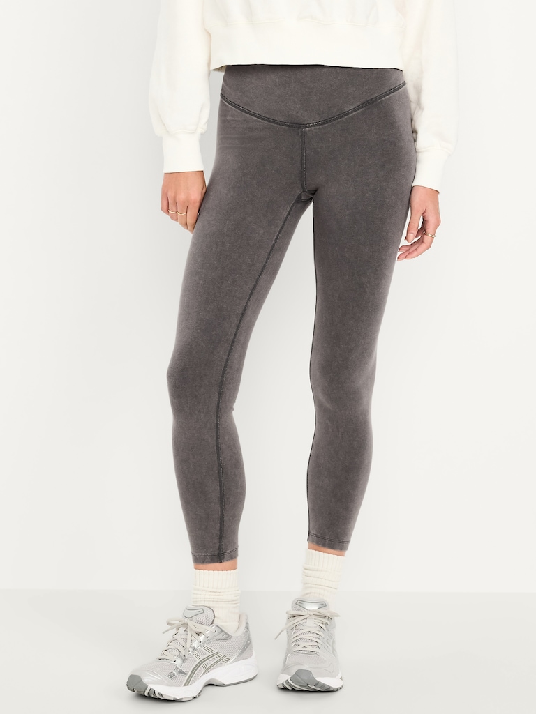 High-Waisted PowerChill 7/8 Cotton Leggings