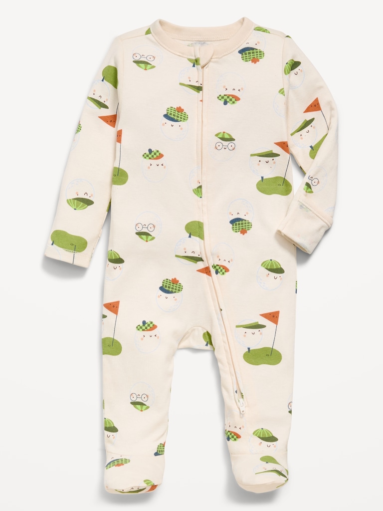 2-Way-Zip Sleep & Play Footed One-Piece for Baby