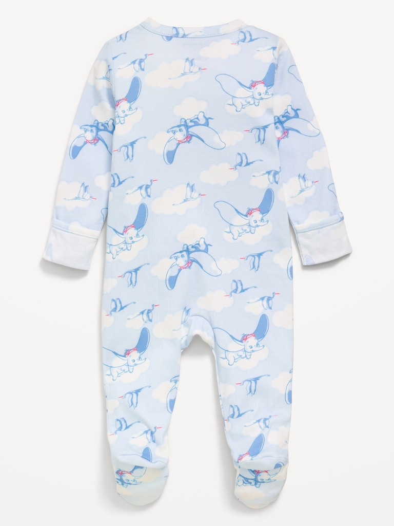 Disney© Dumbo 2-Way-Zip Sleep & Play Footed One-Piece for Baby