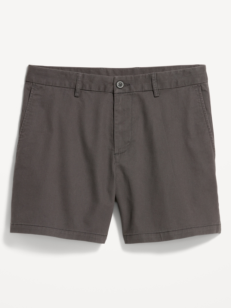 Slim Built-In Flex Rotation Chino Shorts -- 5-inch inseam
