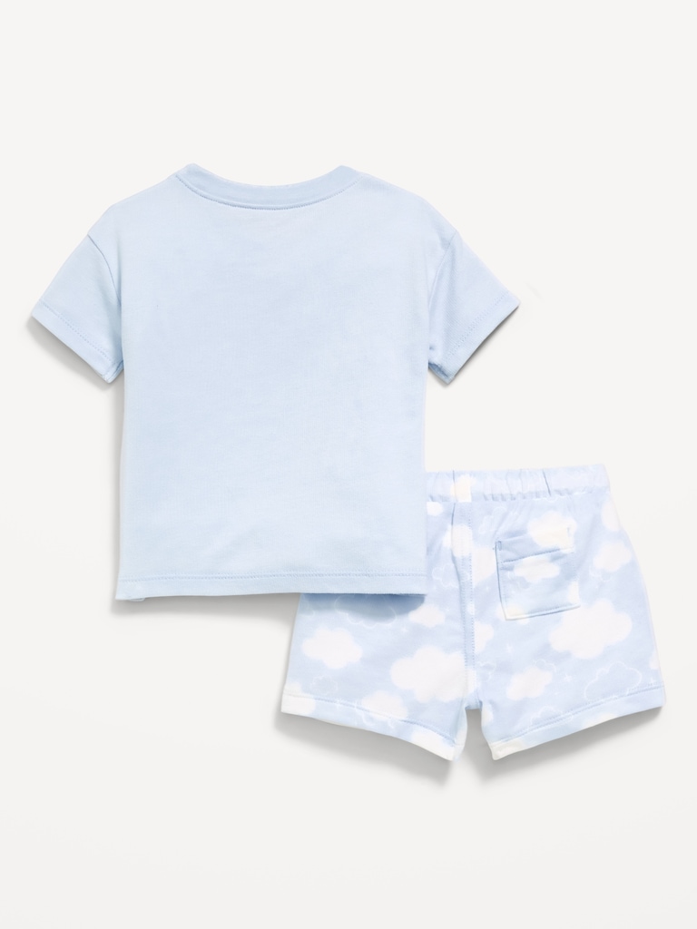 Disney© Dumbo French Terry Top and Shorts Set for Baby