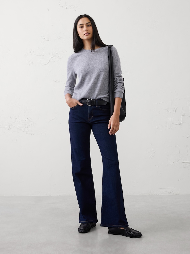 Bootcut Mid-Rise Slim Jean