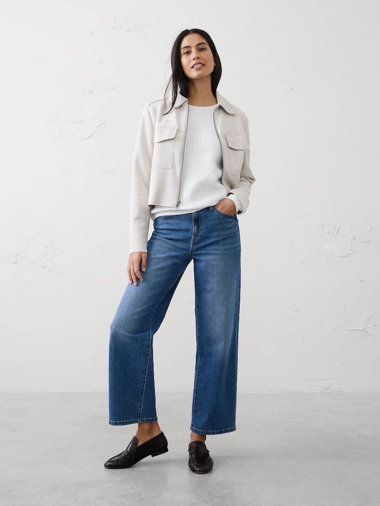 Texture Stitch Tie-Back Sweater