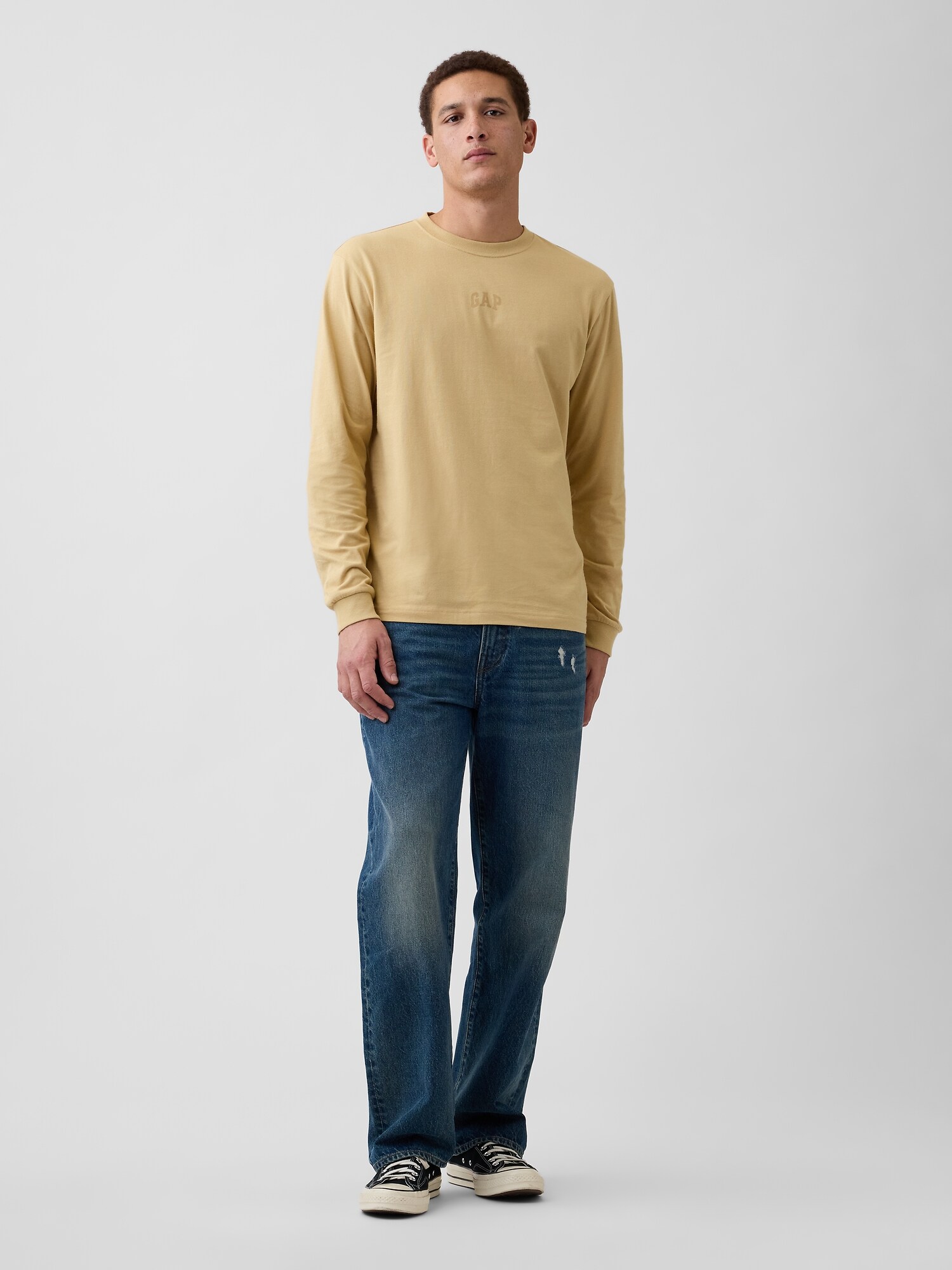 Men's Long Sleeve Logo Shop | Gap Factory