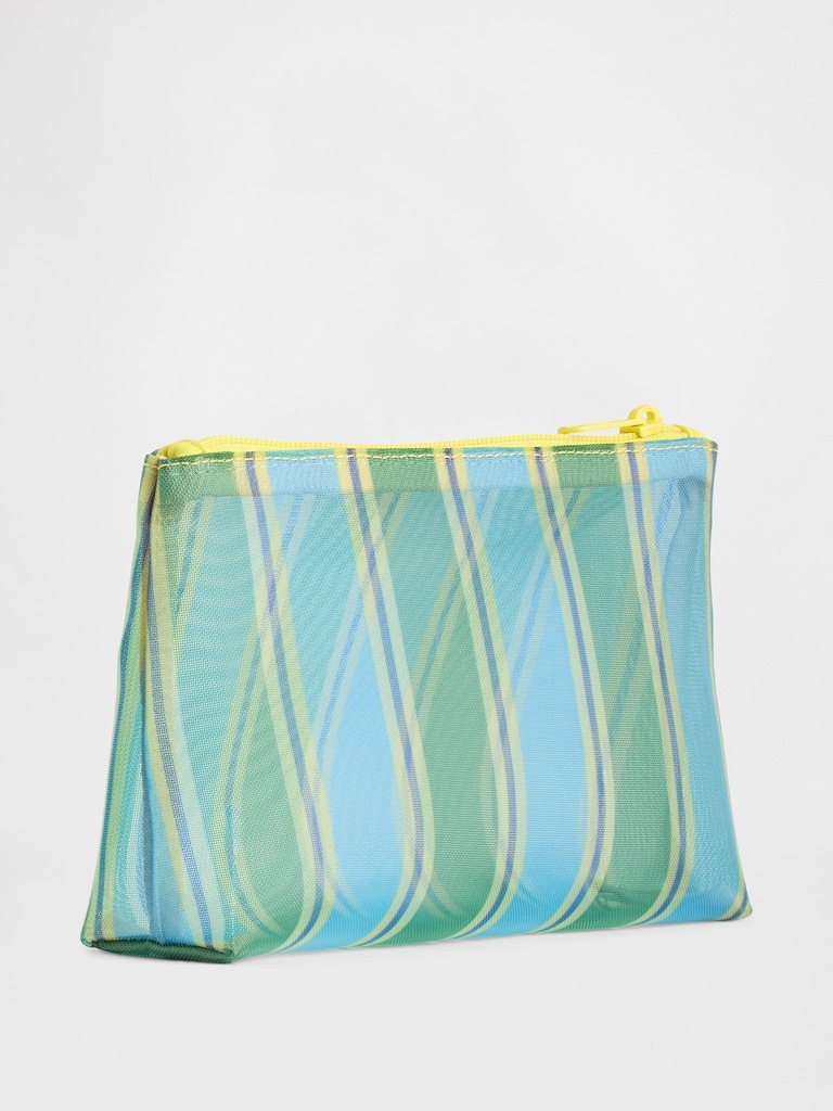 Stripe Zip Pouch