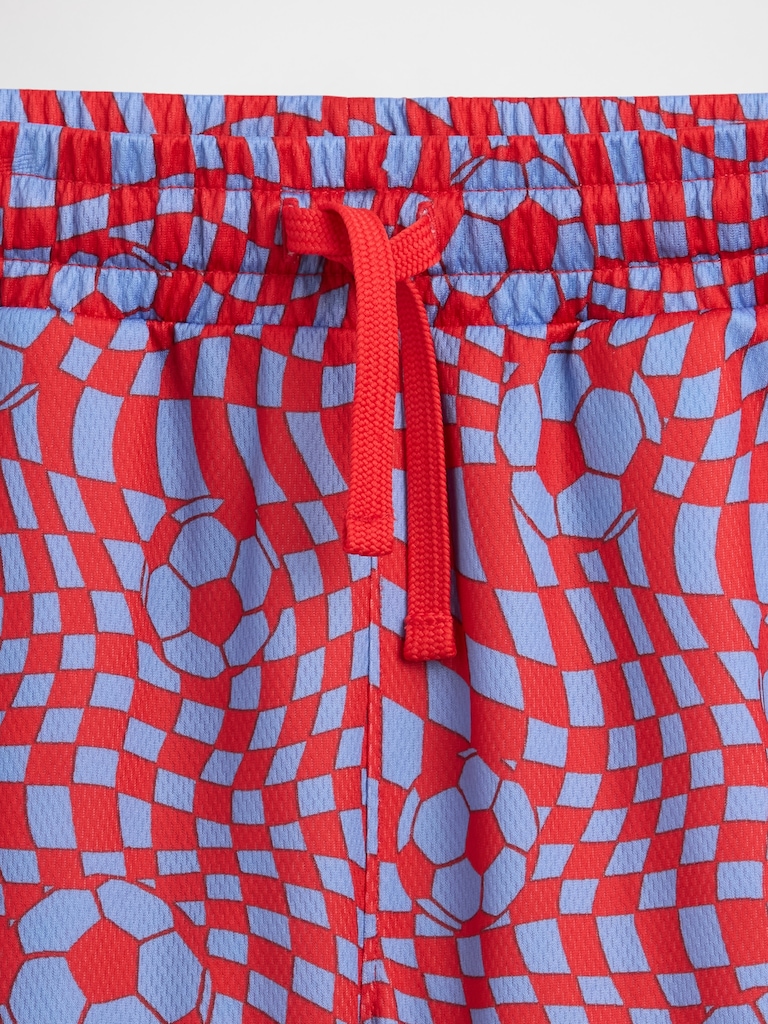 Kids 100% Recycled Pull-On Mesh Shorts