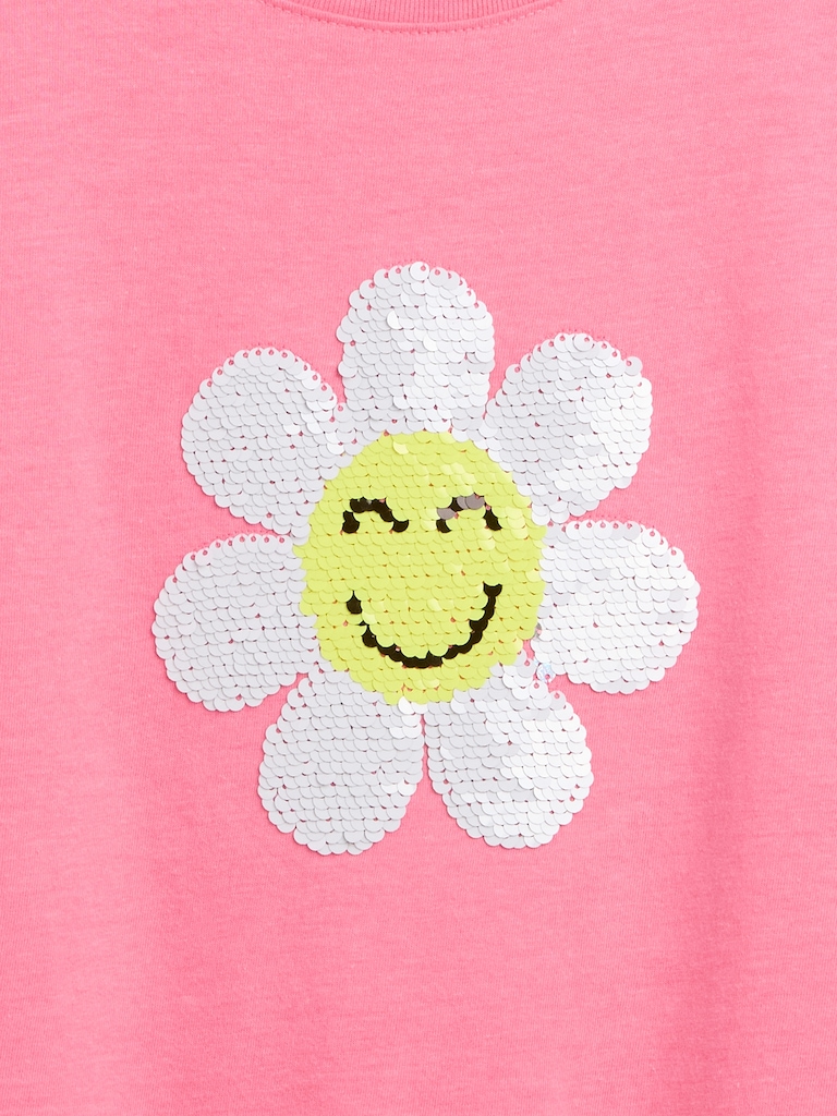 Kids Oversized Graphic T-Shirt