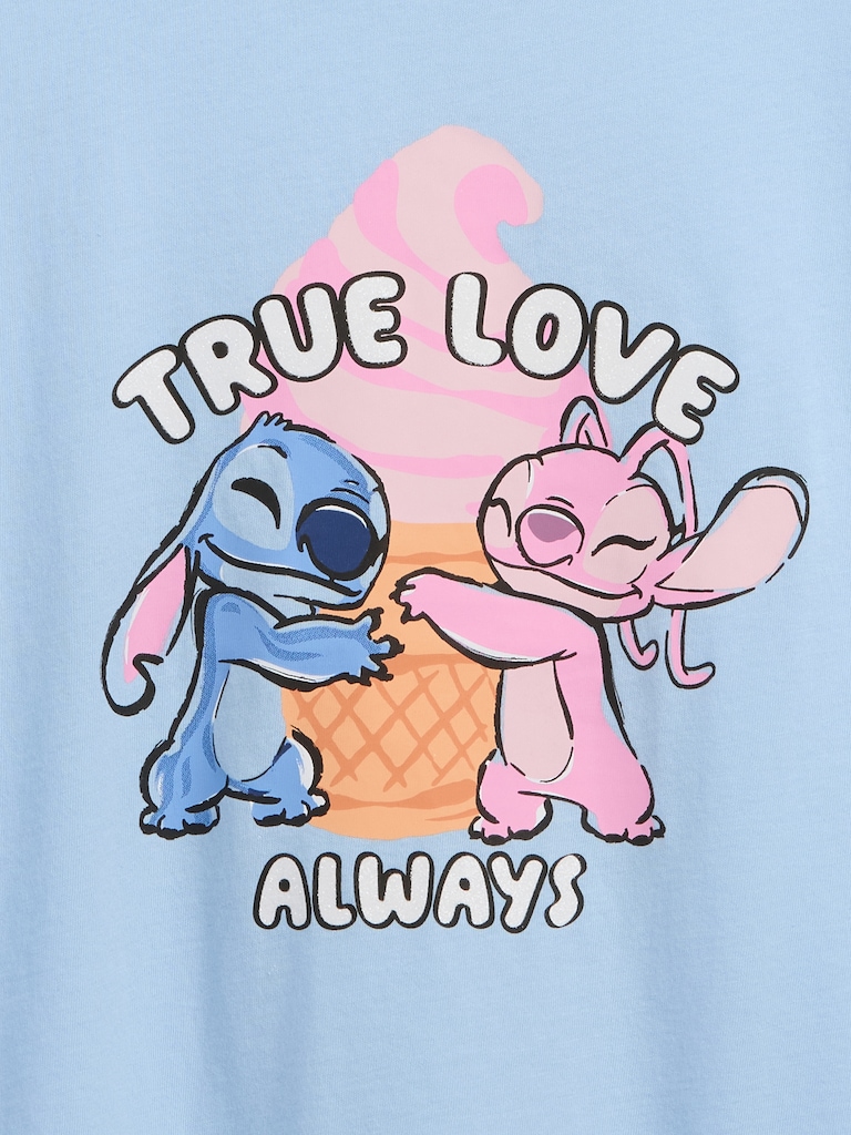 GapKids × Disney Lilo and Stitch Oversized Graphic T-Shirt