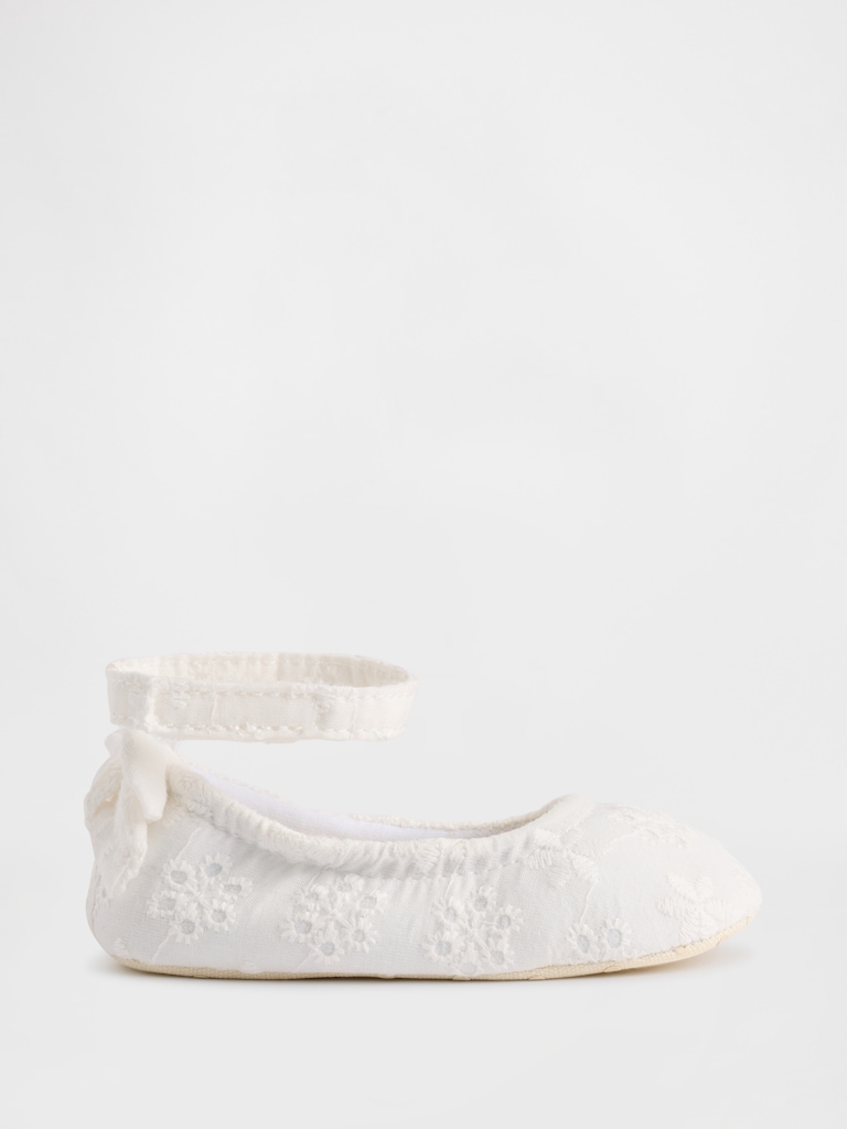 Baby Eyelet Flats