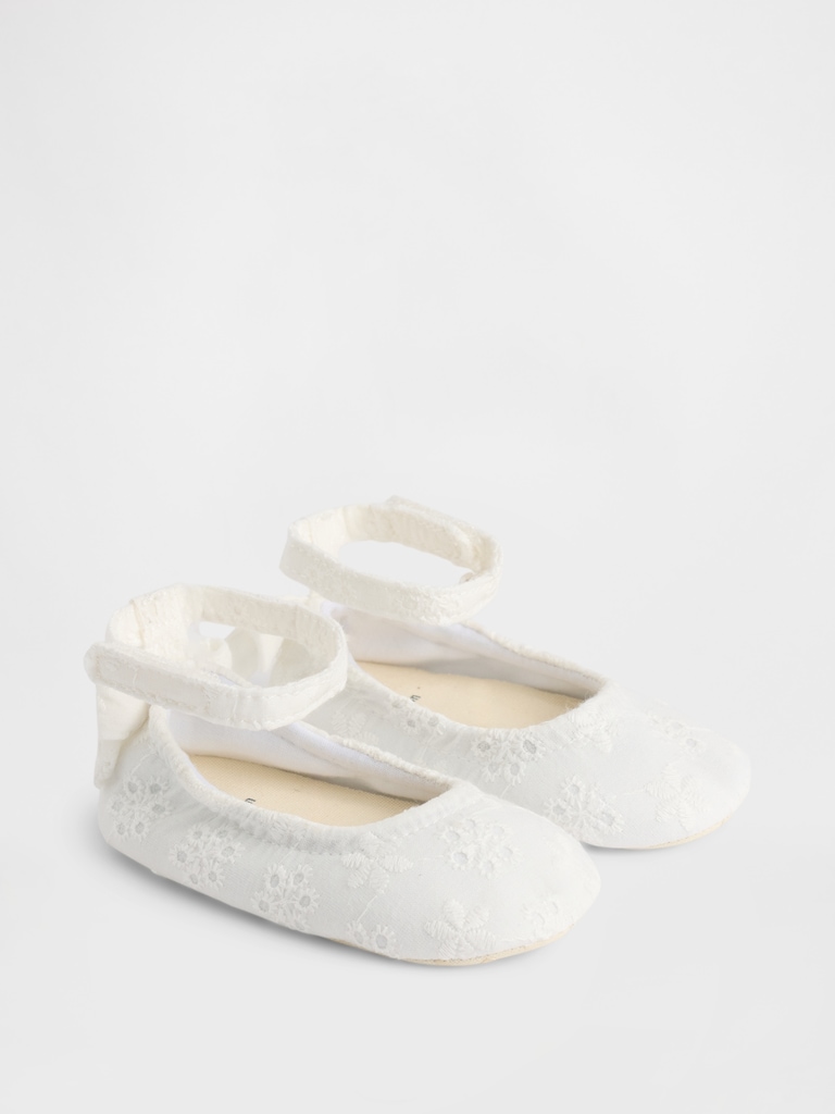 Baby Eyelet Flats