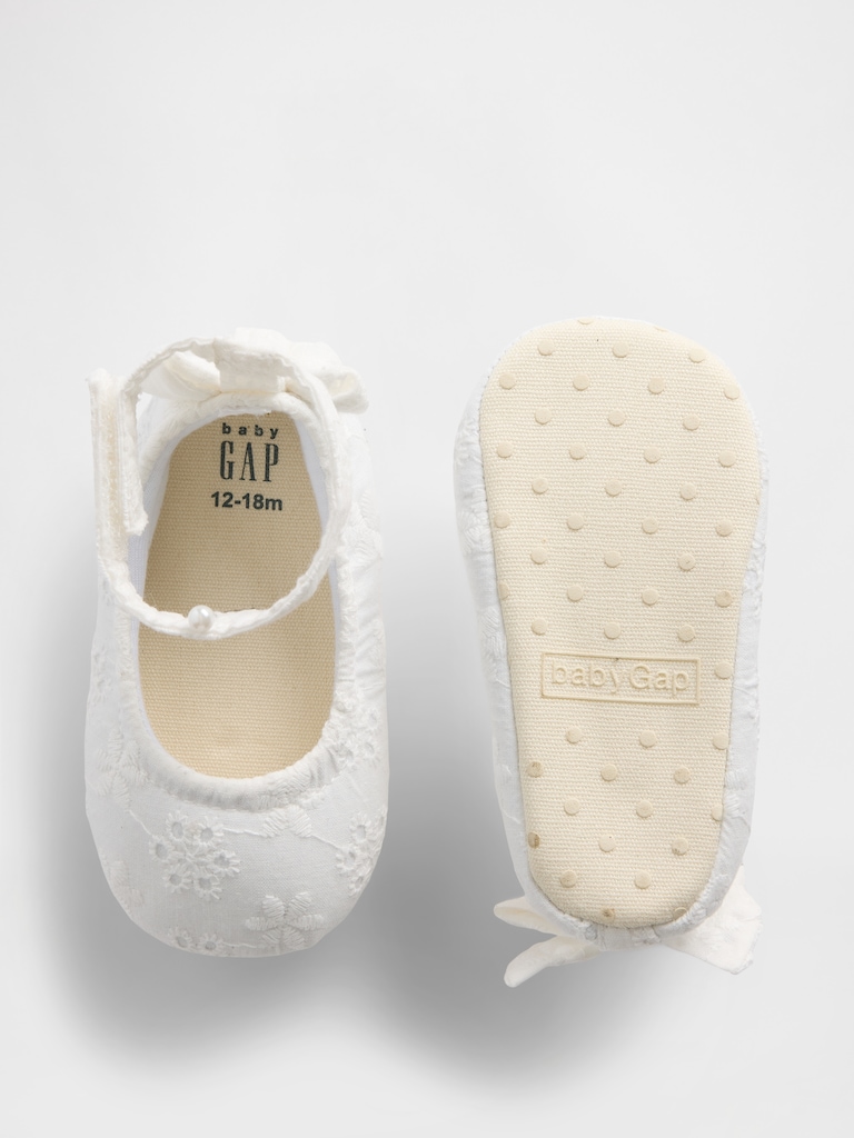 Baby Eyelet Flats