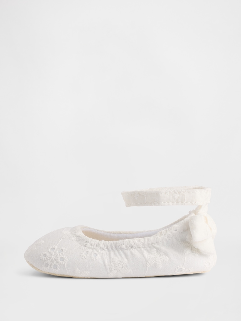 Baby Eyelet Flats