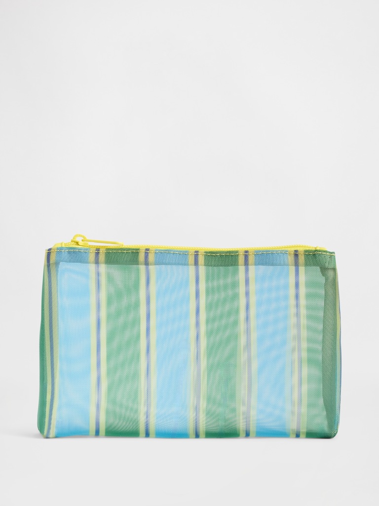 Stripe Zip Pouch