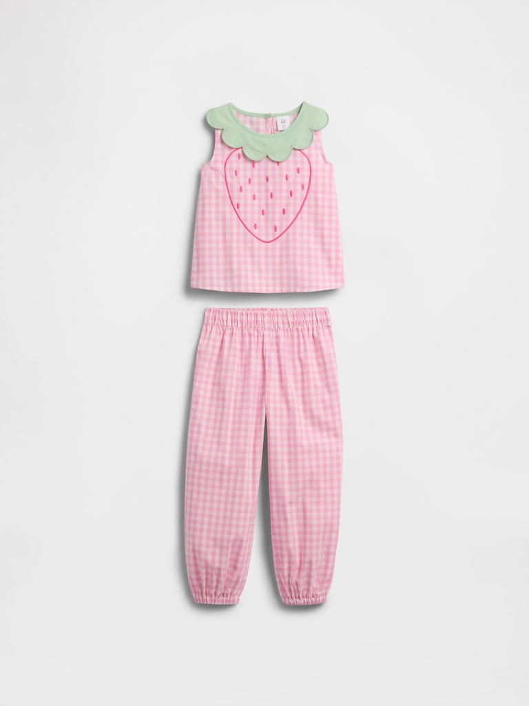 babyGap Poplin Two-Piece Outfit Set
