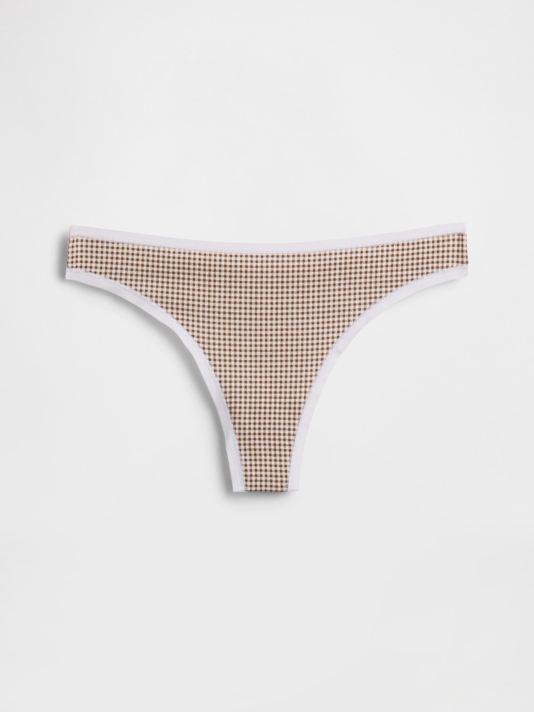 Organic Stretch Cotton Thong