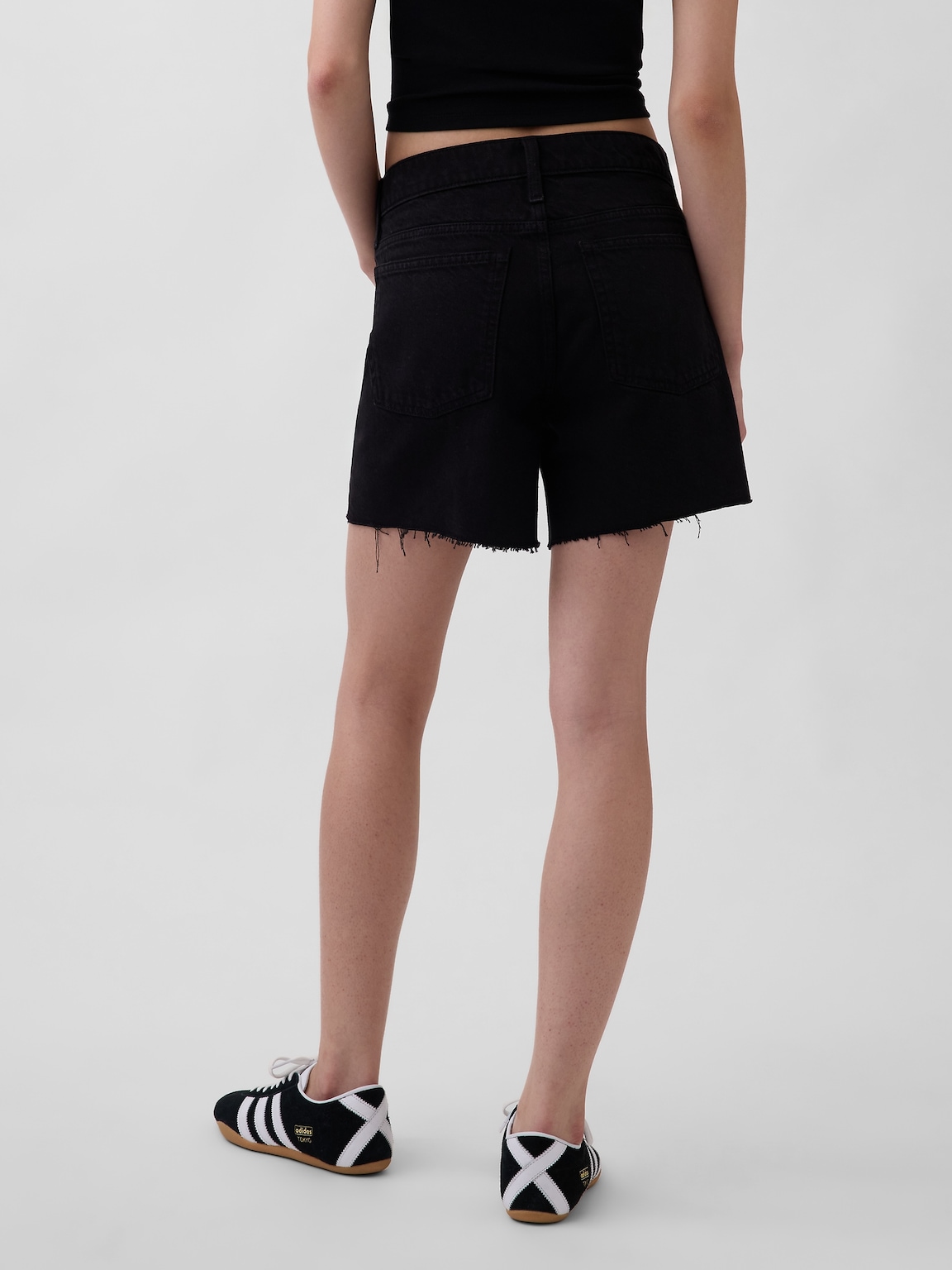 4" Mid Rise UltraSoft Relaxed Cutoff Shorts