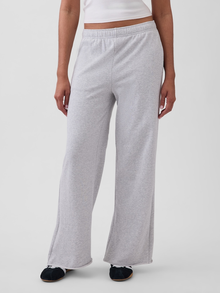 VintageSoft Terry Wide-Leg Sweatpants
