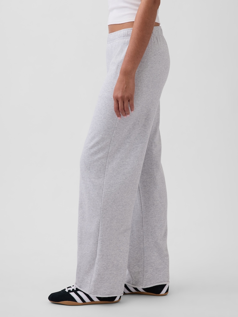 VintageSoft Terry Wide-Leg Sweatpants