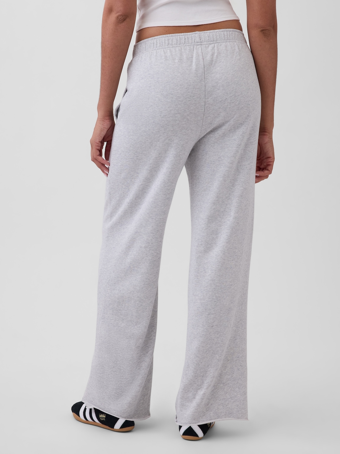 VintageSoft Terry Wide-Leg Sweatpants