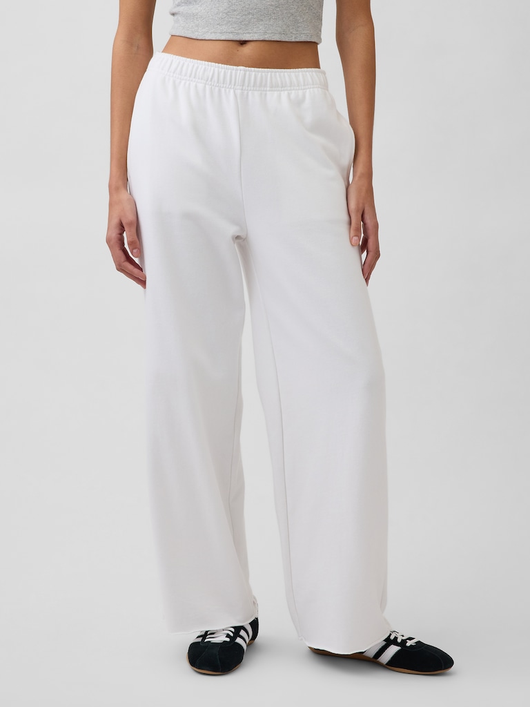 VintageSoft Terry Wide-Leg Sweatpants
