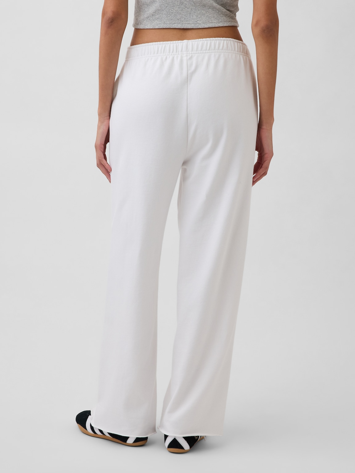 VintageSoft Terry Wide-Leg Sweatpants