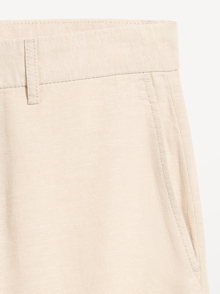 Slim Linen-Blend Rotation Chino Shorts -- 8-inch inseam