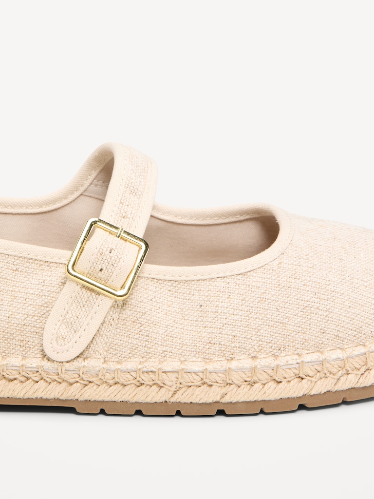 Mary Jane Espadrille Flats for Women