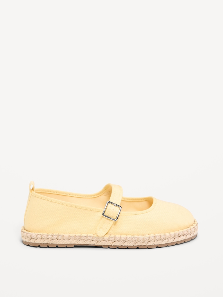 Mary Jane Espadrille Flats for Women
