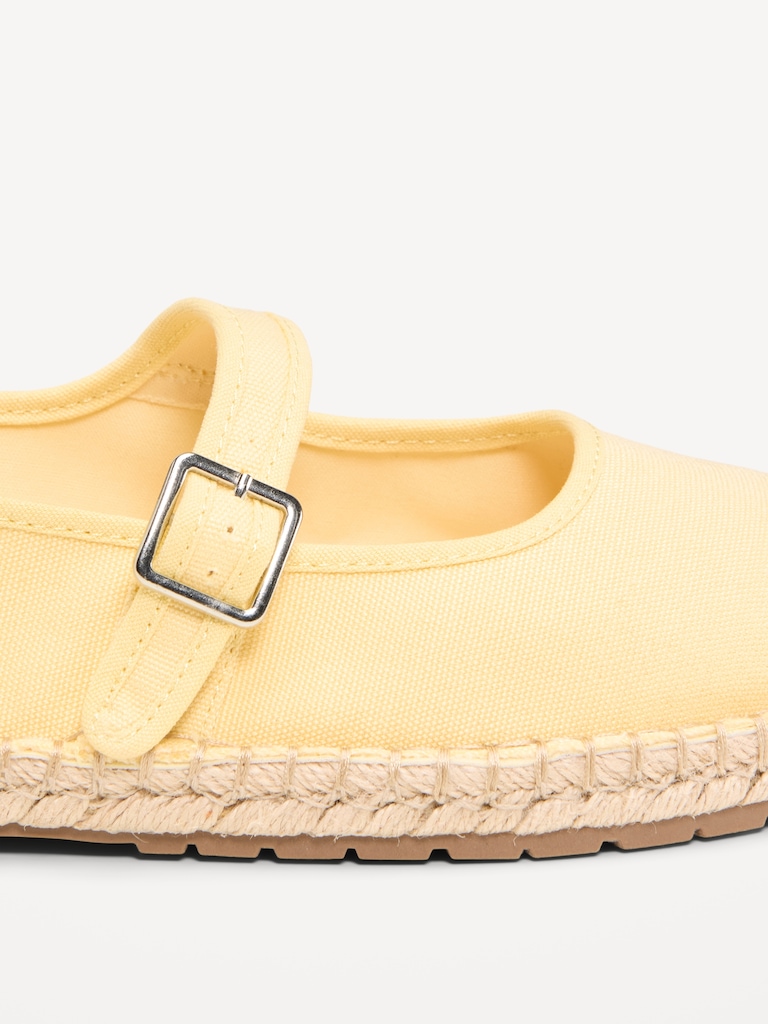Mary Jane Espadrille Flats for Women