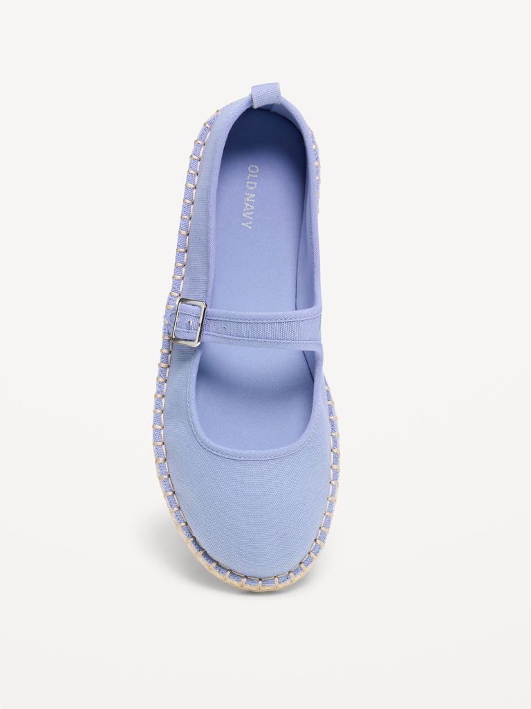 Mary Jane Espadrille Flats for Women