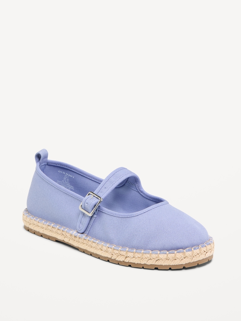 Mary Jane Espadrille Flats for Women