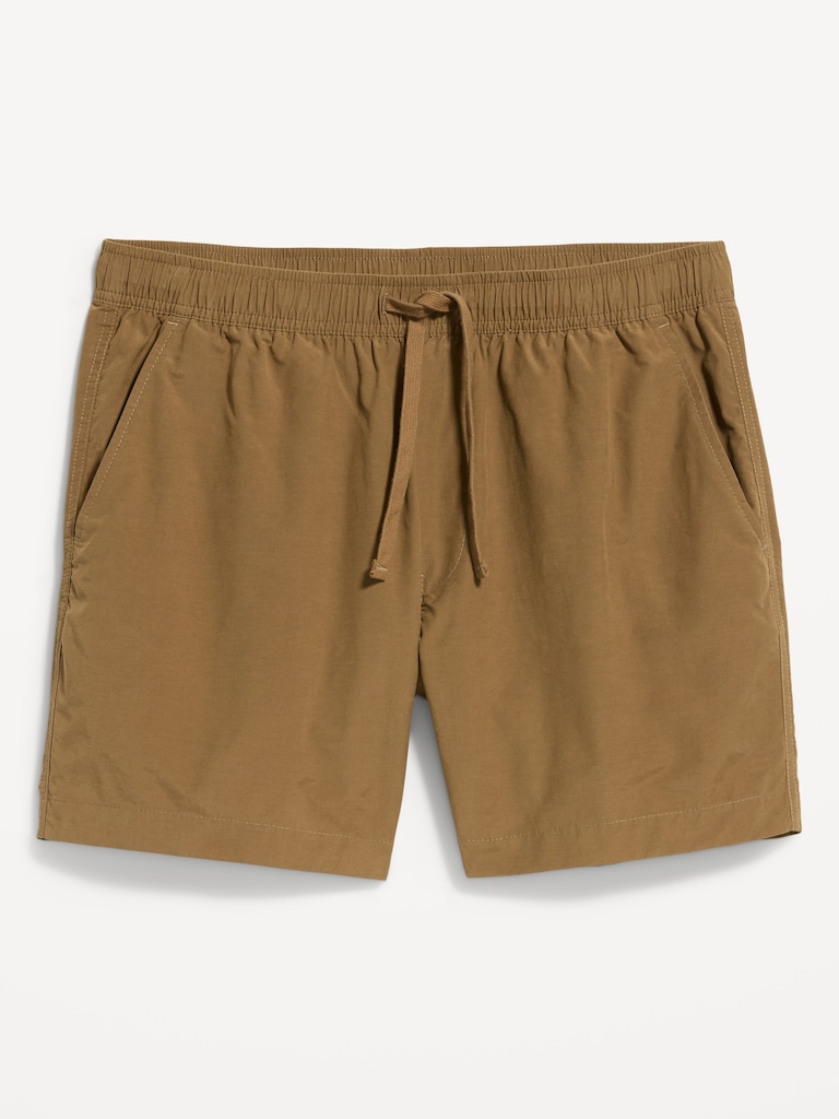 Solid Jogger Shorts -- 5-inch inseam