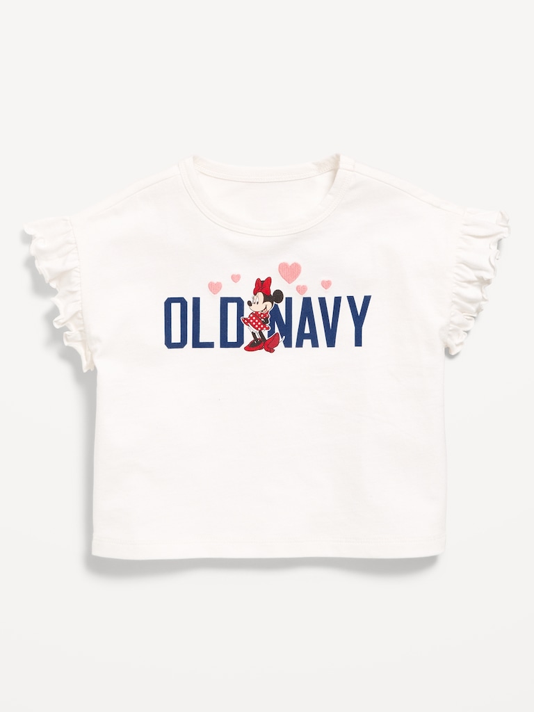 Old Navy x Disney Minnie Mouse Ruffle-Sleeve T-Shirt for Toddler Girls