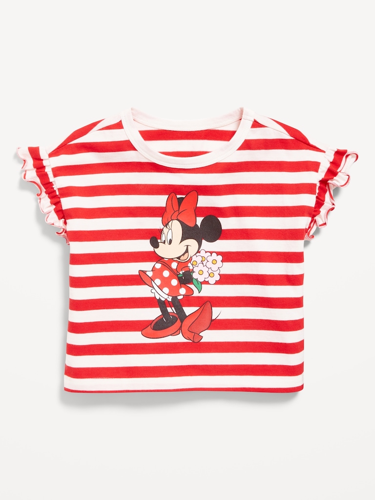 Old Navy x Disney Minnie Mouse Ruffle-Sleeve T-Shirt for Toddler Girls